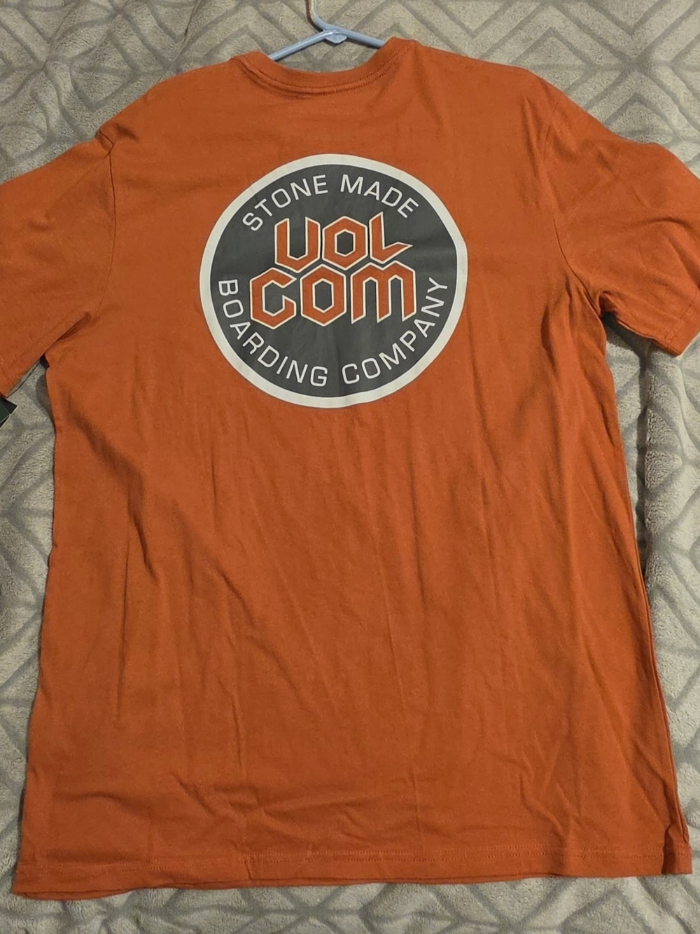 Volcom Men's Stone Made Graphic Tee - Rust Orange